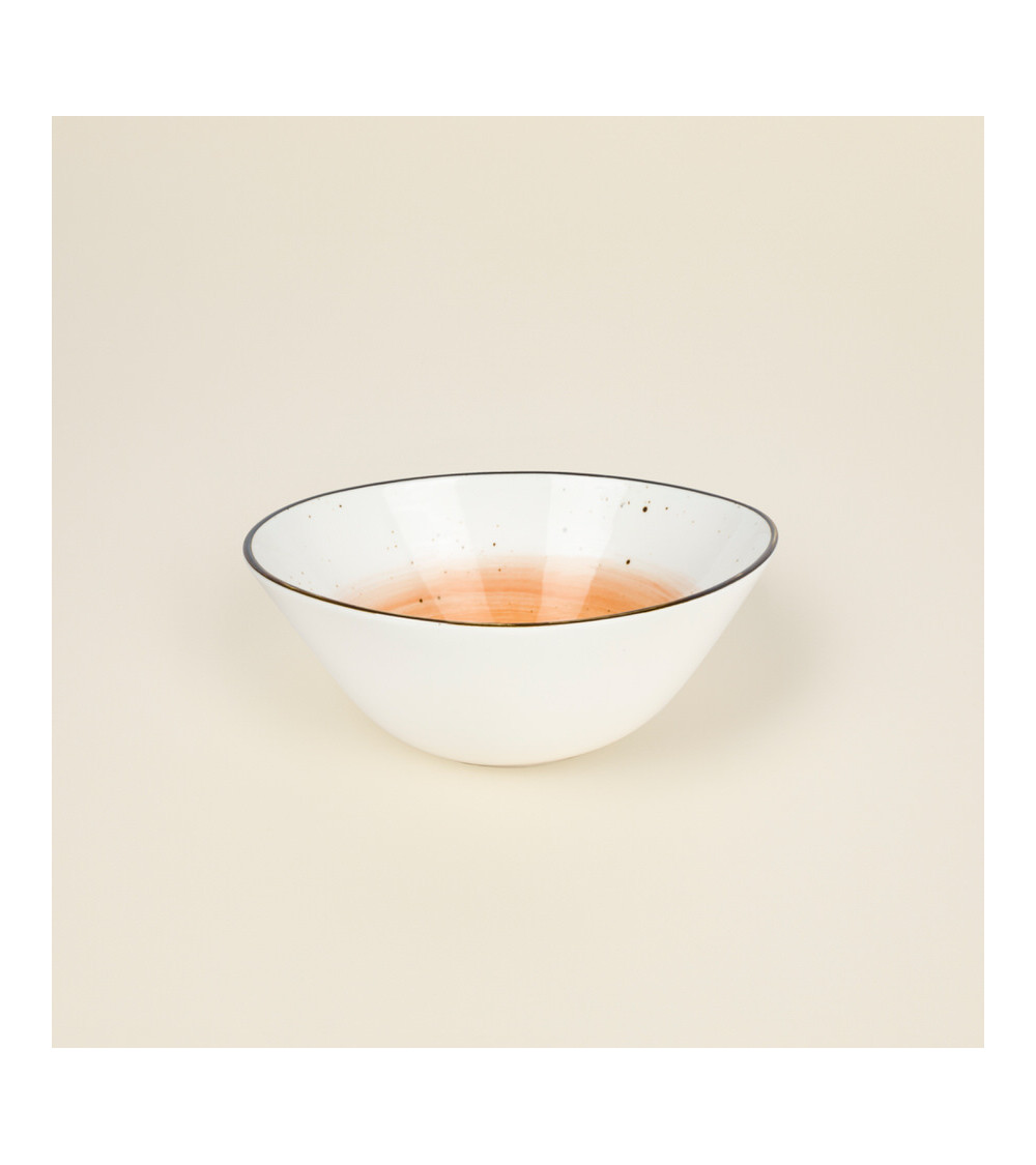 Bol oval vajilla colección Craft Galaxy Orange de Eurodra en Valladolid
