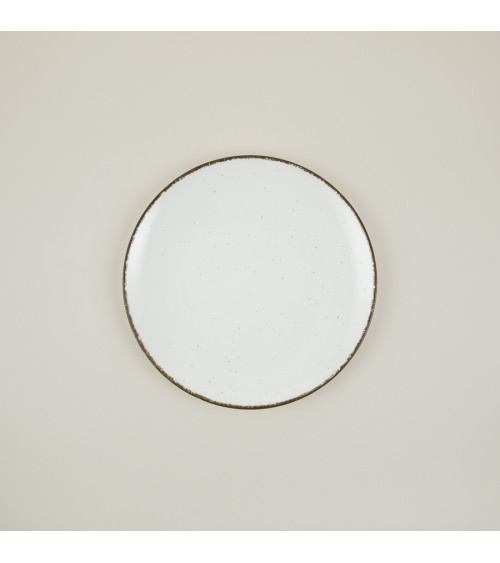 Plato Llano vajilla colección Craft Starry Crema de Eurodra en Valladolid