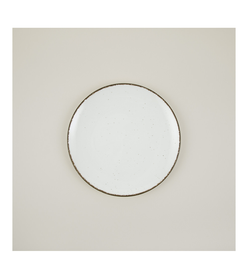 Plato Llano vajilla colección Craft Starry Crema de Eurodra en Valladolid