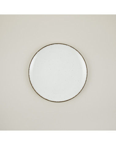 Plato Llano vajilla colección Craft Starry Crema de Eurodra en Valladolid