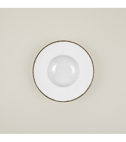 Plato pasta vajilla colección Craft Starry Crema de Eurodra en Valladolid