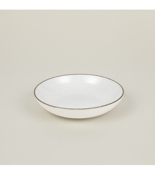 Plato hondo vajilla colección Craft Starry Crema de Eurodra en Valladolid