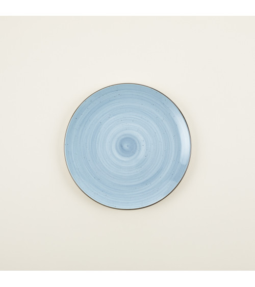 Plato llano vajilla colección Craft Vision Blue de Eurodra en Valladolid