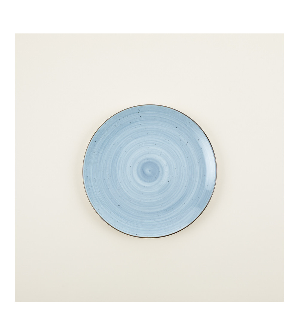 Plato llano vajilla colección Craft Vision Blue de Eurodra en Valladolid