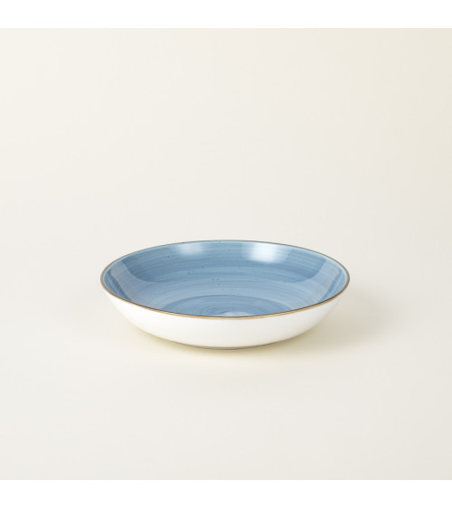 Plato hondo vajilla colección Craft Vision Blue de Eurodra en Valladolid