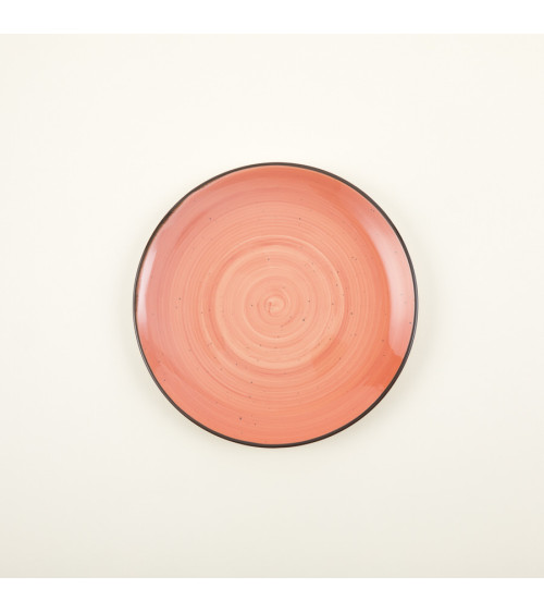 Plato llano vajilla colección Craft Vision Coral de Eurodra en Valladolid