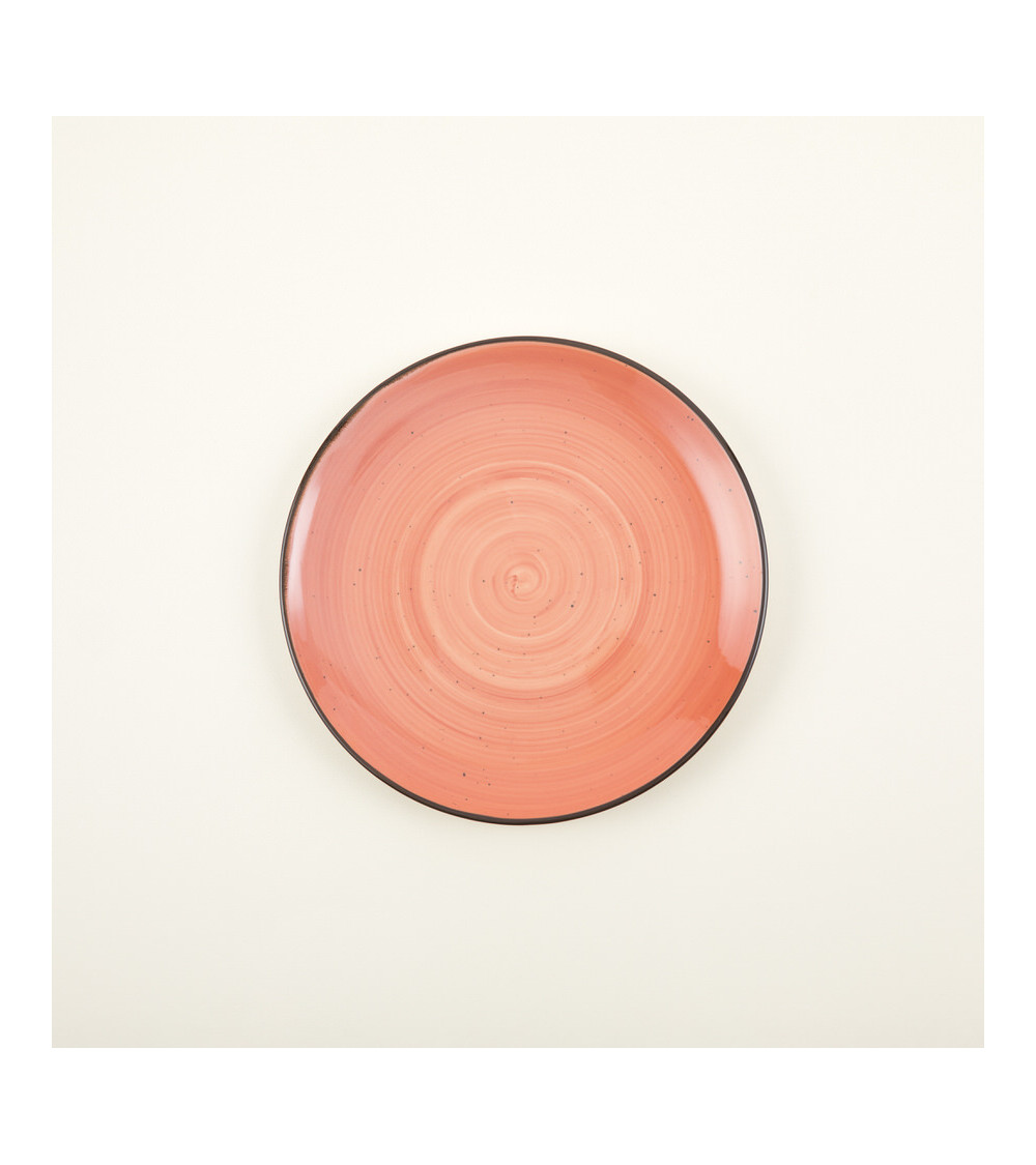 Plato llano vajilla colección Craft Vision Coral de Eurodra en Valladolid