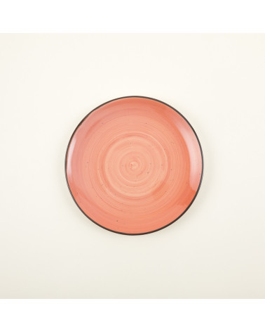 Plato llano vajilla colección Craft Vision Coral de Eurodra en Valladolid