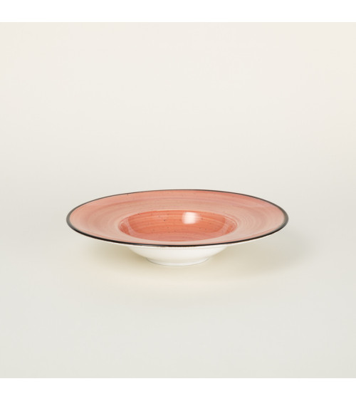 Plato pasta vajilla colección Craft Vision Coral de Eurodra en Valladolid