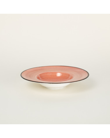 Plato pasta vajilla colección Craft Vision Coral de Eurodra en Valladolid