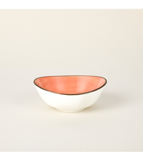 Bol oval vajilla colección Craft Vision Coral de Eurodra en Valladolid