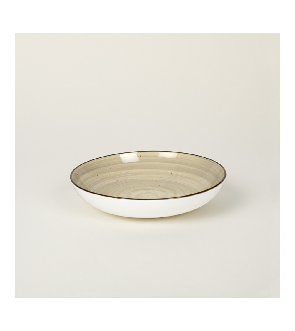 Plato hondo vajilla colección Craft Vision Grey de Eurodra en Valladolid