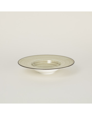 Plato pasta vajilla colección Craft Vision Grey de Eurodra en Valladolid