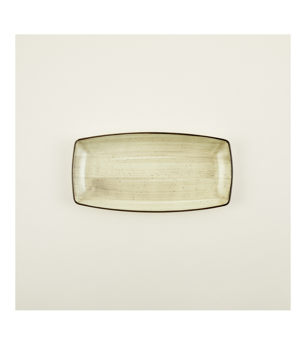 Fuente oval vajilla colección Craft Vision Grey de Eurodra en Valladolid