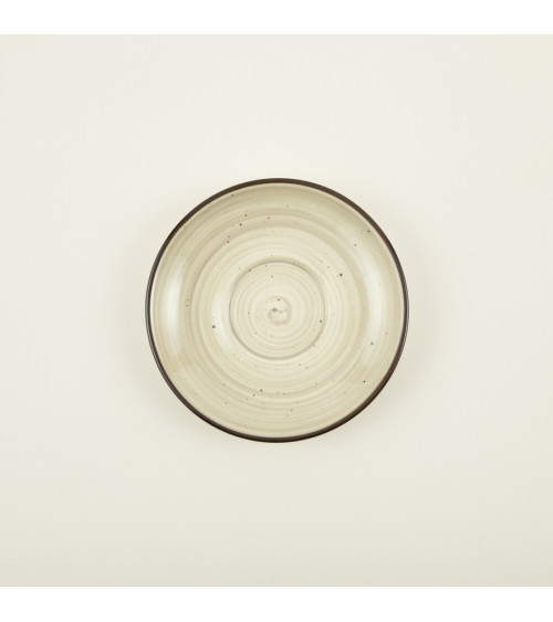 Platillo vajilla colección Craft Vision Grey de Eurodra en Valladolid