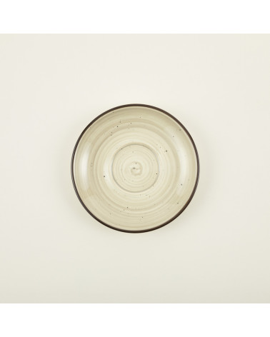 Platillo vajilla colección Craft Vision Grey de Eurodra en Valladolid