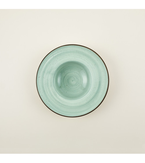 Plato pasta vajilla colección Craft Vision Green de Eurodra en Valladolid