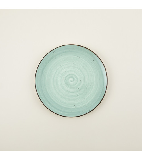 Plato llano vajilla colección Craft Vision Green de Eurodra en Valladolid