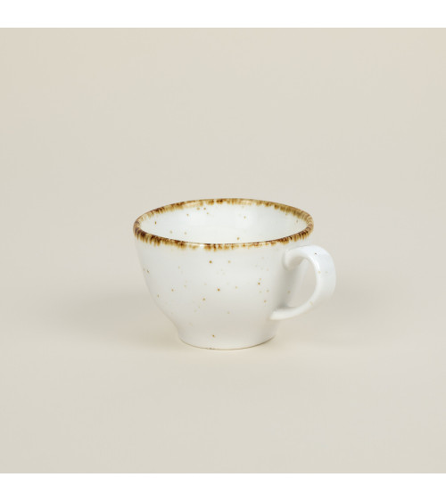 Taza vajilla colección Craft Nature Crema de Eurodra en Valladolid