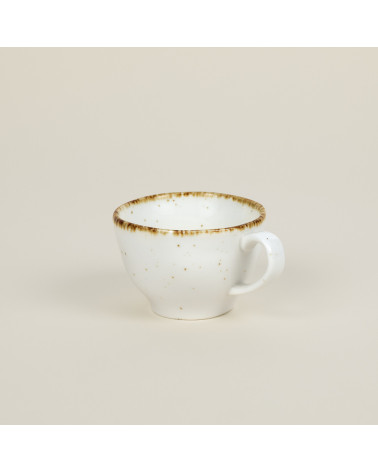 Taza vajilla colección Craft Nature Crema de Eurodra en Valladolid