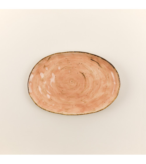 Fuente oval vajilla colección Craft Nature Orange de Eurodra en Valladolid