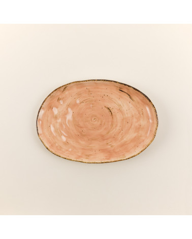 Fuente oval vajilla colección Craft Nature Orange de Eurodra en Valladolid