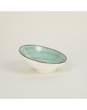 Bol inclinado vajilla colección Craft Nature Green de Eurodra en Valladolid
