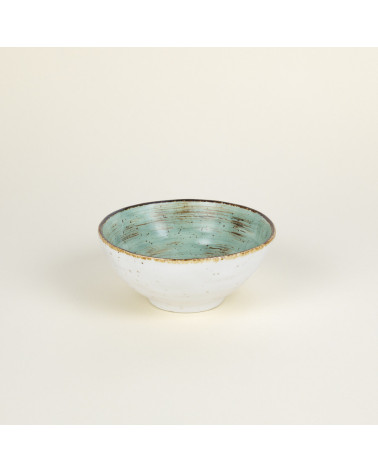 Bol redondo vajilla colección Craft Nature Green de Eurodra en Valladolid