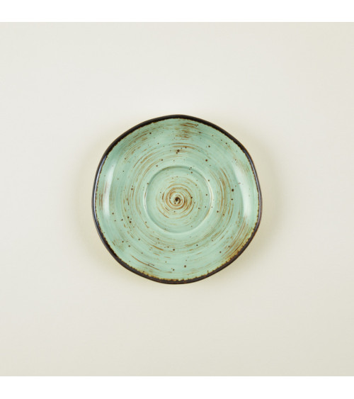 Platillo vajilla colección Craft Nature Green de Eurodra en Valladolid