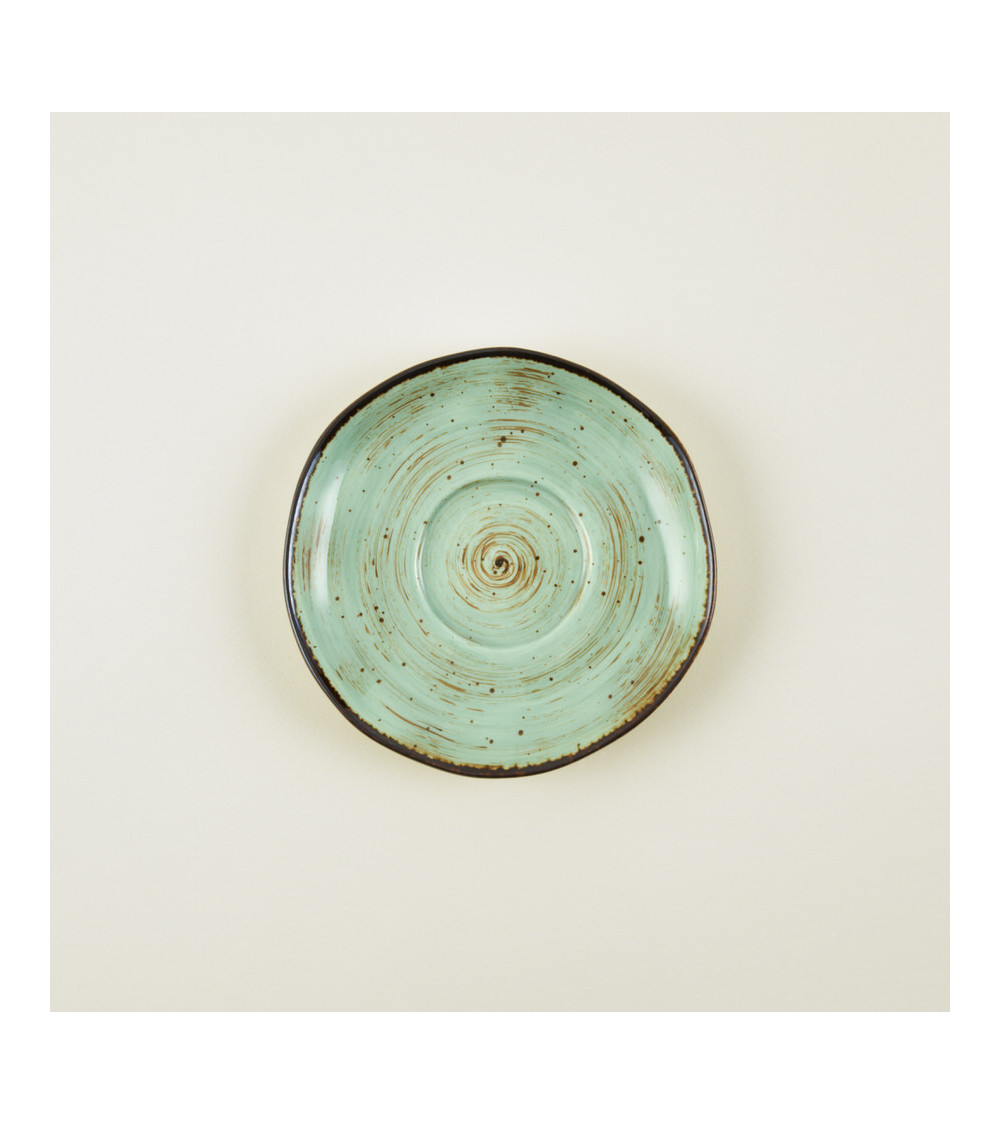 Platillo vajilla colección Craft Nature Green de Eurodra en Valladolid