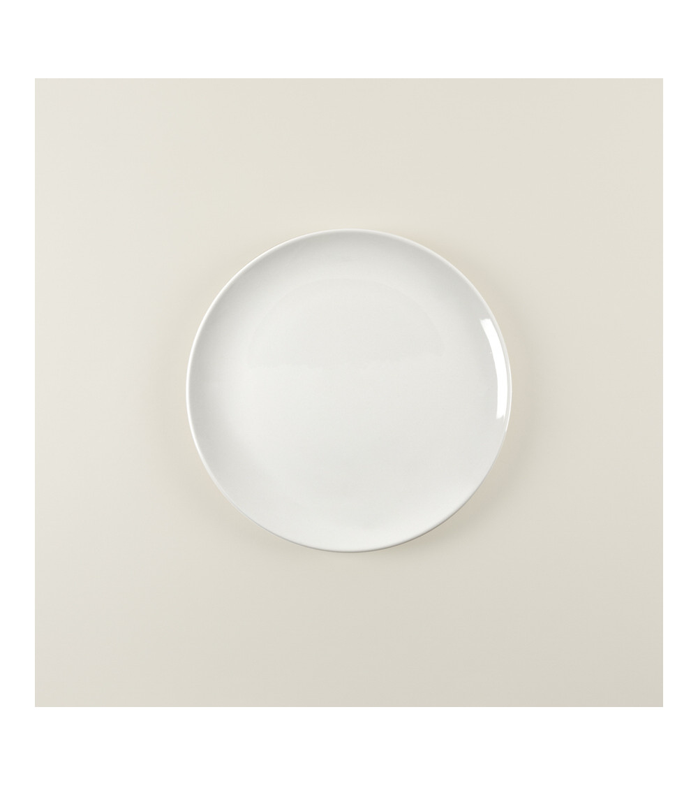 Plato llano vajilla colección Fine China Lisa de Eurodra en Valladolid