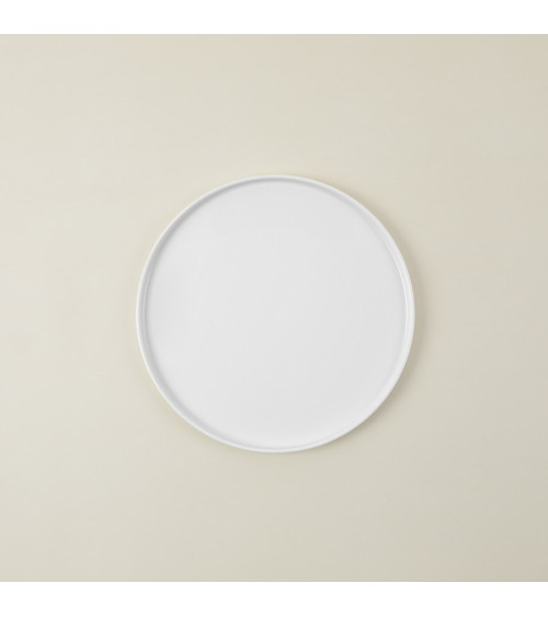 Plato llano vajilla colección Fine China Lisa de Eurodra en Valladolid