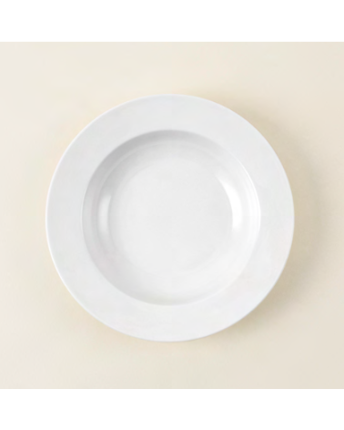 Plato hondo vajilla colección Fine China Lisa de Eurodra en Valladolid