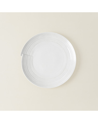 Plato llano vajilla colección Fine China Belgium de Eurodra en Valladolid