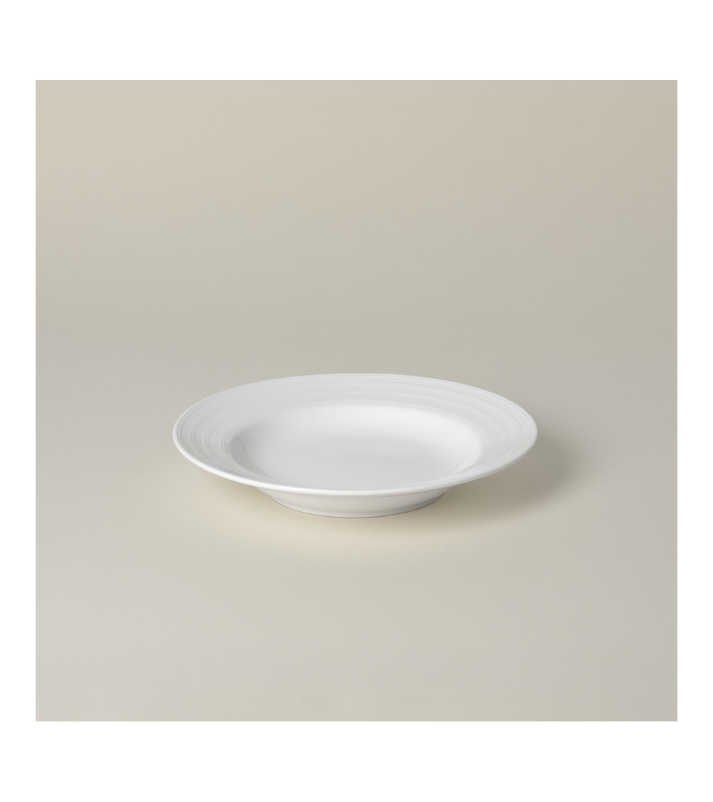 Plato hondo vajilla colección Fine China Viento de Eurodra en Valladolid