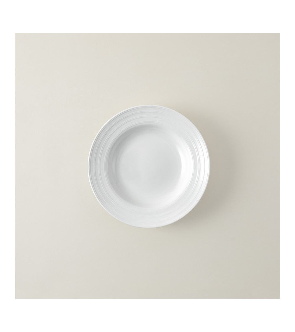 Plato hondo vajilla colección Fine China Viento de Eurodra en Valladolid