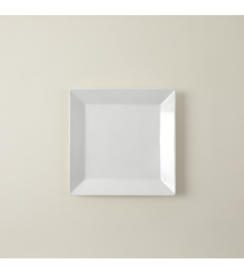 Plato llano vajilla colección Fine China Cuadrada de Eurodra en Valladolid