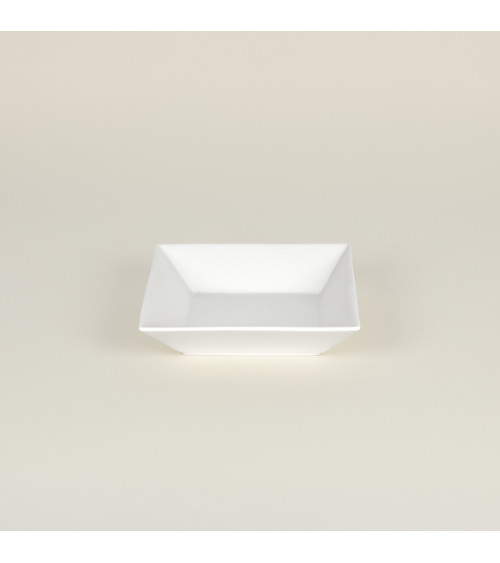 Plato hondo vajilla colección Fine China Cuadrada de Eurodra en Valladolid