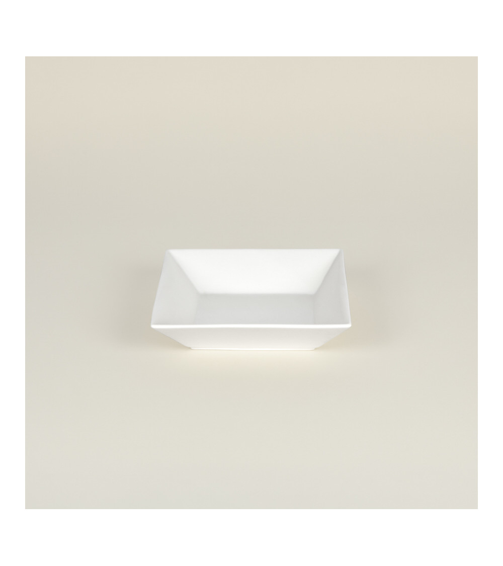 Plato hondo vajilla colección Fine China Cuadrada de Eurodra en Valladolid