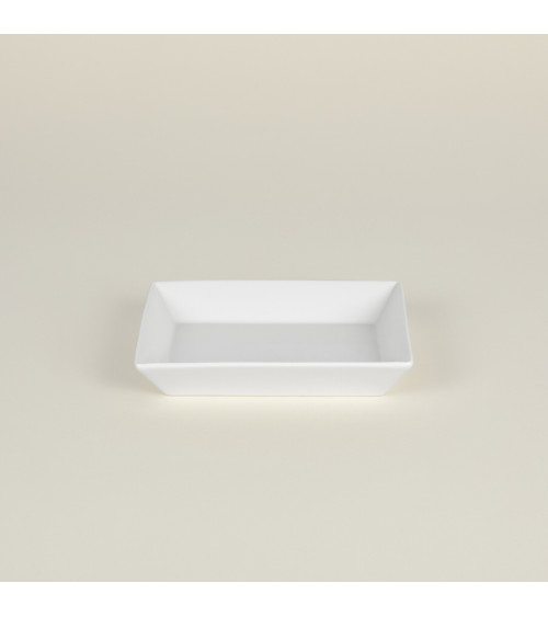 Plato hondo vajilla colección Fine China Cuadrada de Eurodra en Valladolid