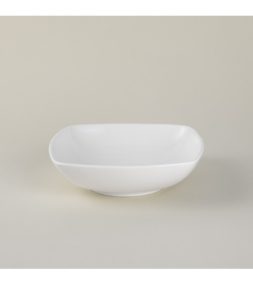 Bol cuadrado vajilla colección Fine China Essential de Eurodra en Valladolid