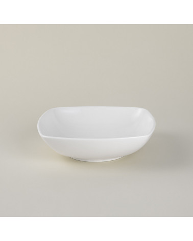 Bol cuadrado vajilla colección Fine China Essential de Eurodra en Valladolid