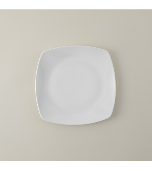 Plato llano vajilla colección Fine China Essential de Eurodra en Valladolid