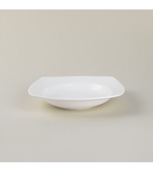 Plato hondo vajilla colección Fine China Essential de Eurodra en Valladolid