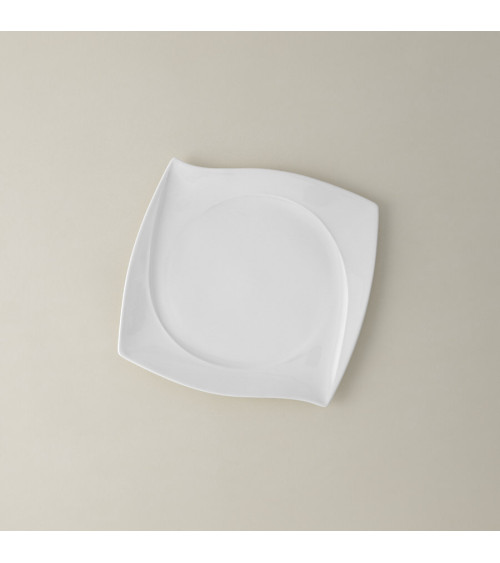 Plato llano vajilla colección Fine China Meteor de Eurodra en Valladolid