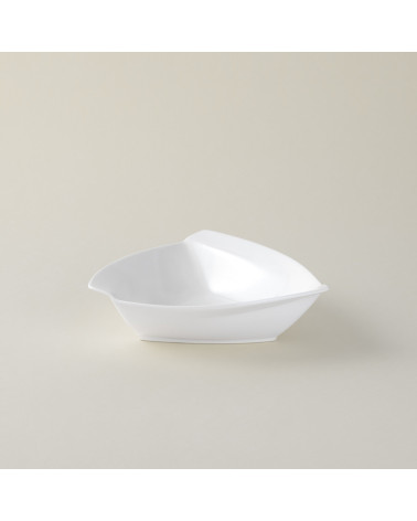 Bol triangular vajilla colección Fine China Twirl de Eurodra en Valladolid