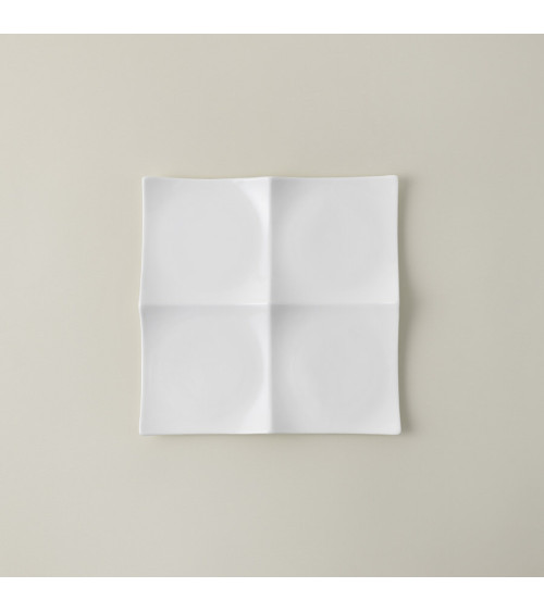 Plato x4 vajilla colección Fine China Brisa de Eurodra en Valladolid