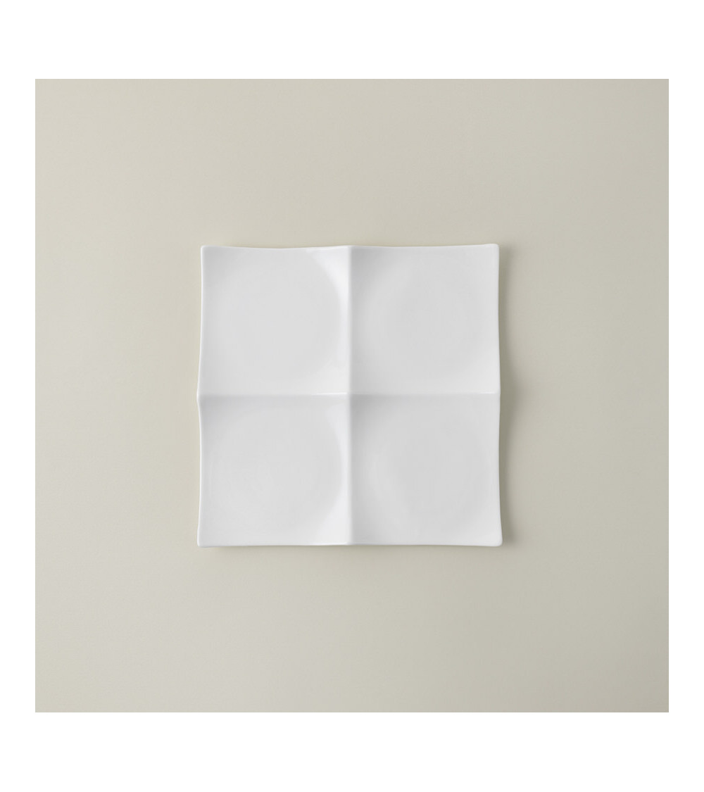 Plato x4 vajilla colección Fine China Brisa de Eurodra en Valladolid