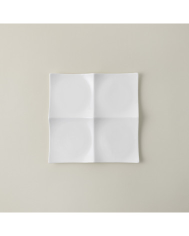 Plato x4 vajilla colección Fine China Brisa de Eurodra en Valladolid