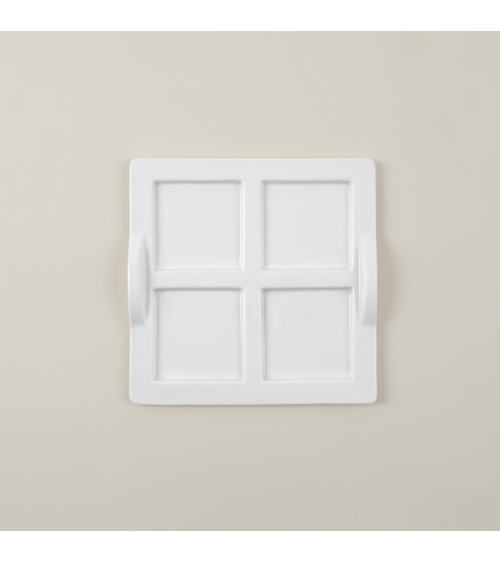 Bandeja x4 vajilla colección Fine China Aperitivo de Eurodra en Valladolid